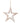 Large Antique White Wooden Sparkle Star