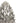 Tall Silver Pinecone Finial