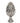 Tall Silver Pinecone Finial