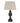 Delaney Collection Grey Urn Lamp With Linen Shade