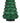 Noel Collection Forest Green Glass Decorative Tree