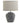 Amalfi Grey Table Lamp With Linen Shade