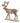 White Wash Collection Wooden Stag Decoration