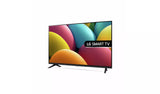 LG Smart TV with colorful display on a white background