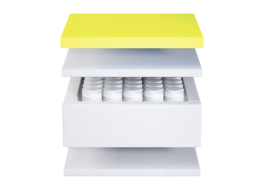 MLILY Narvi Plus Comfort Lux Memory Pocket 2000 Hybrid Mattress single small double double king super king luxury